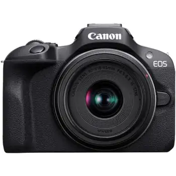 Canon EOS R100 Mirrorless Camera + RF-S 18-45mm F4.5-6.3 IS STM Lens