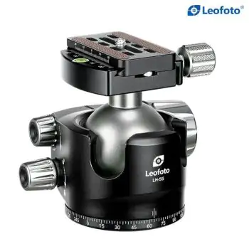 Leofoto LH-55 55mm Low Profile Ball Head + QP-70N QR Plate