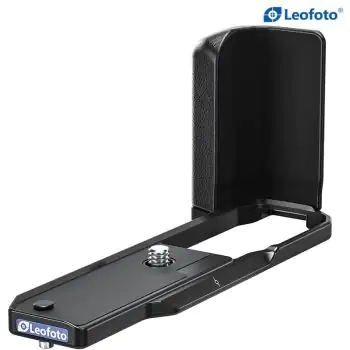 Leofoto LPN-Zfc L Plate for Nikon Zfc | Arca Compatible (Black / Silver) - Black