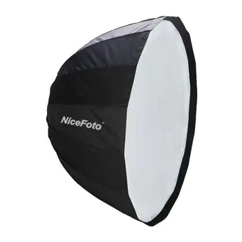 Nicefoto UDS-120CM Umbrella Frame Deep Softbox, Black/White