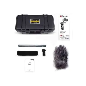 Deity Microphones S-Mic 2 Location Kit Moisture-Resistant Shotgun Microphone With Pistol Grip Shockmount And Windjammer