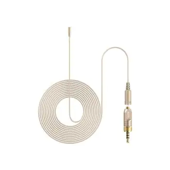 Deity Microphones W.Lav Micro DA35 Bundle Subminiature Omni Lavalier Microphone With Microdot To Locking 3.5mm Adapter (Beige)