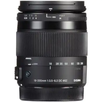 Sigma 18-200mm f/3.5-6.3 DC Macro OS HSM Contemporary Lens for Canon EF