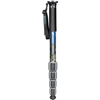 Leofoto MPQ-325C 5-Section Carbon Fiber Sea Monopod with Case/Features Updated Sand/Water-Proof Leg Locking System (Camouflage)