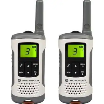 Motorola License-free Two Way Radios White, range of up to 6km, LCD display | TLKR-T50-WE