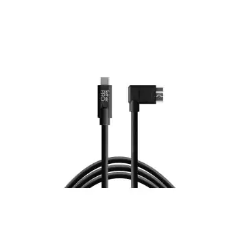 TetherPro USB-C to 3.0 Micro-B Right Angle, 15' (4.6m) ORG
