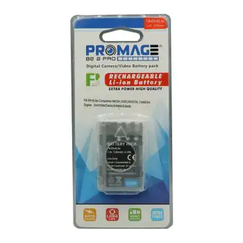 Promage ENEL9 Rechargeable Lithium-Ion Battery for Nikon Digital Cameras D40/D40X/D60/D5000, Black