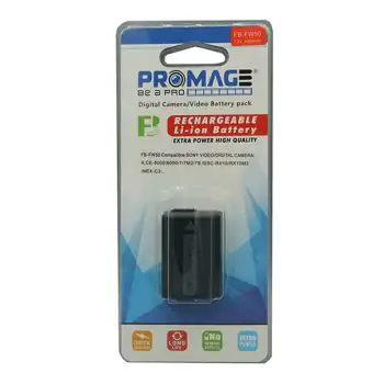 Promage 1100mAh Rechargeable Lithium-ion Battery for Sony FW50+, Black