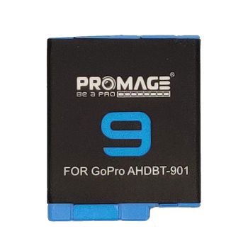 Promage Battery for GoPro Hero 9/ Hero 10, Black