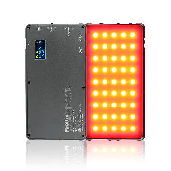 Phottix M200R LED(Rechargeable built in battery +Power bank)
