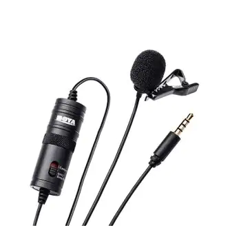 BOYA BY-M1 Omnidirectional Lavalier Microphone (Black)
