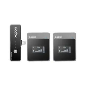 Godox 2.4GHz Wireless Dual Microphone System for Iphone
