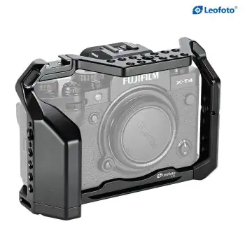 Leofoto X-T4 Camera Cage Dedicated for Fuji X-T4 Fujifilm Fujica Lightweight Body Armor