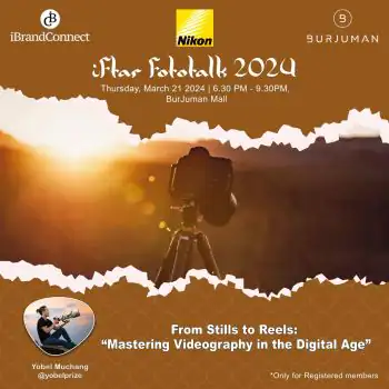 From Stills to Reels: "Mastering Videography in the Digital Age" - Iftar Fototalk 2024