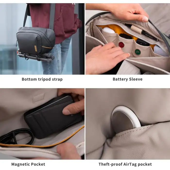 Solo sling bag top