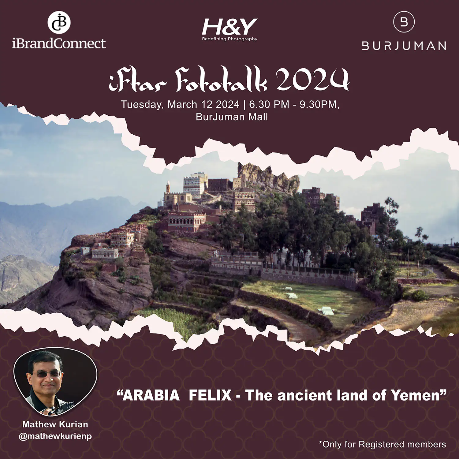 ARABIA FELIX - The ancient land of Yemen - Iftar Fototalk 2024